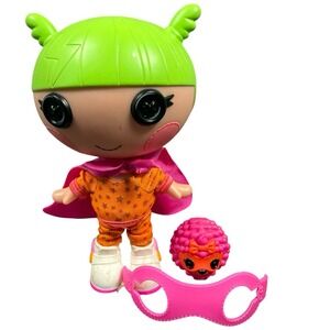 Lalaloopsy Littles Little Sister Tiny Might Doll With Pet Hedgehog Mask Cape Toy
